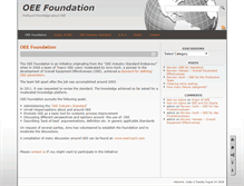 Tablet Screenshot of oeefoundation.org